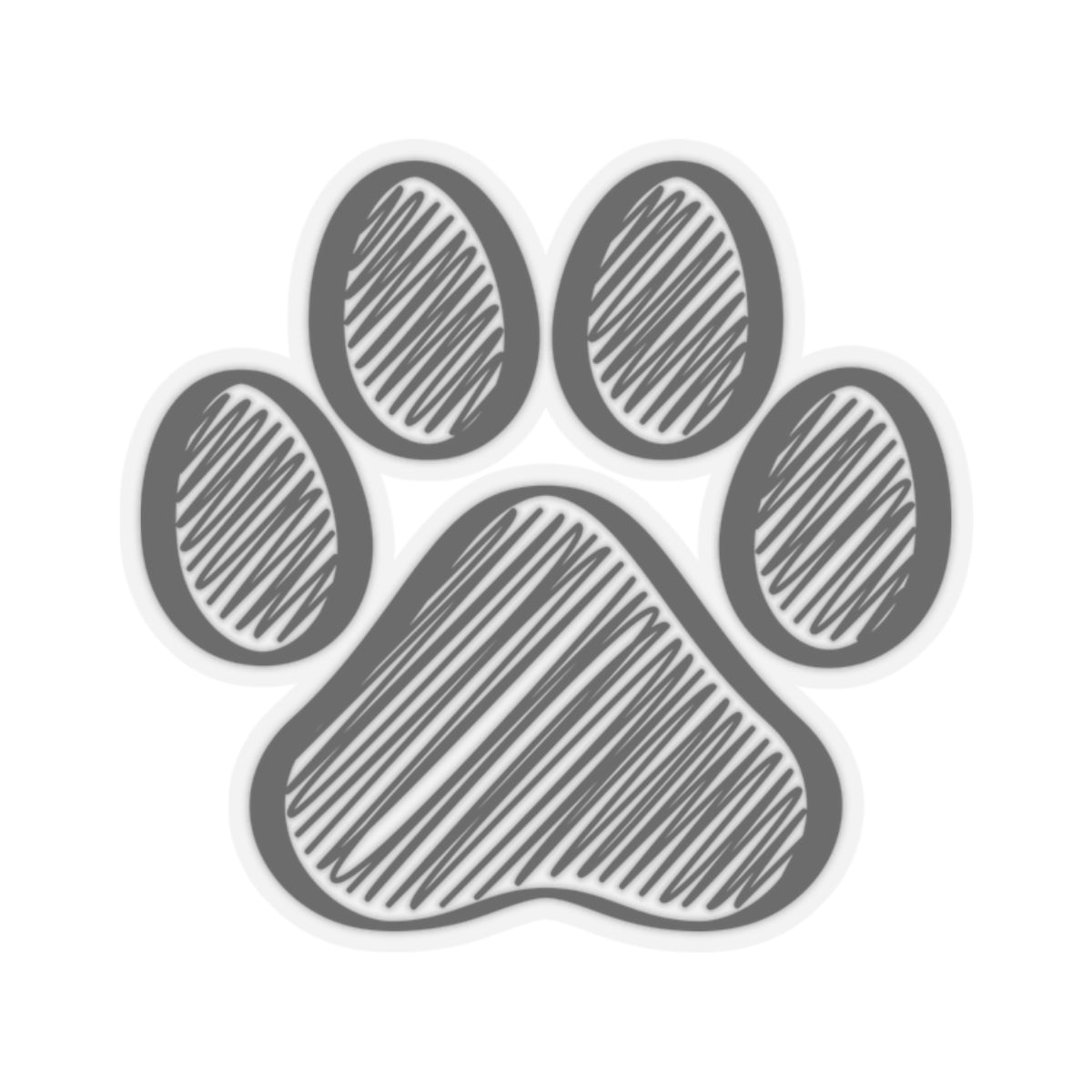 Dog Paw - Kiss-Cut Stickers