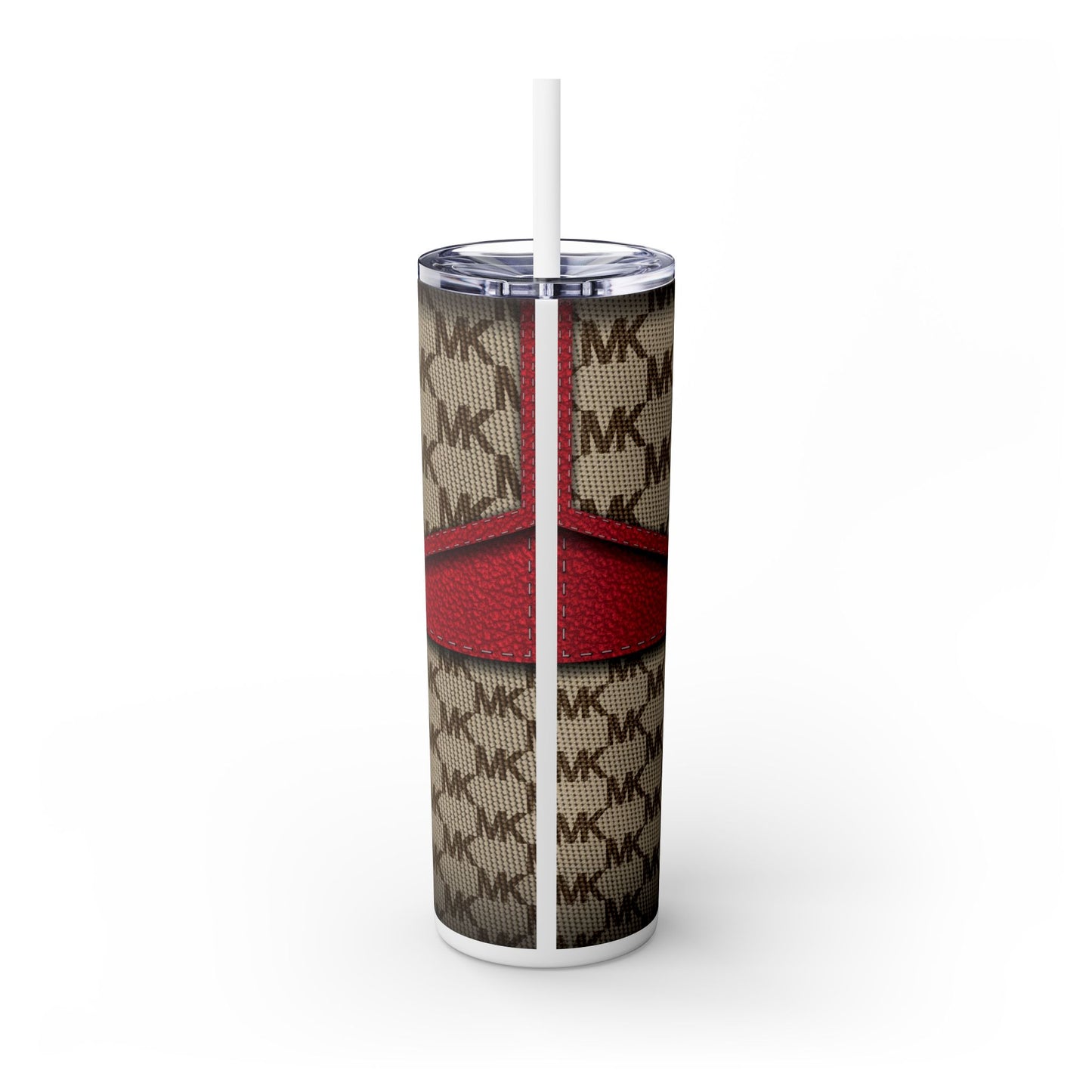 MK Bag Design - Skinny Tumbler with Straw, 20oz