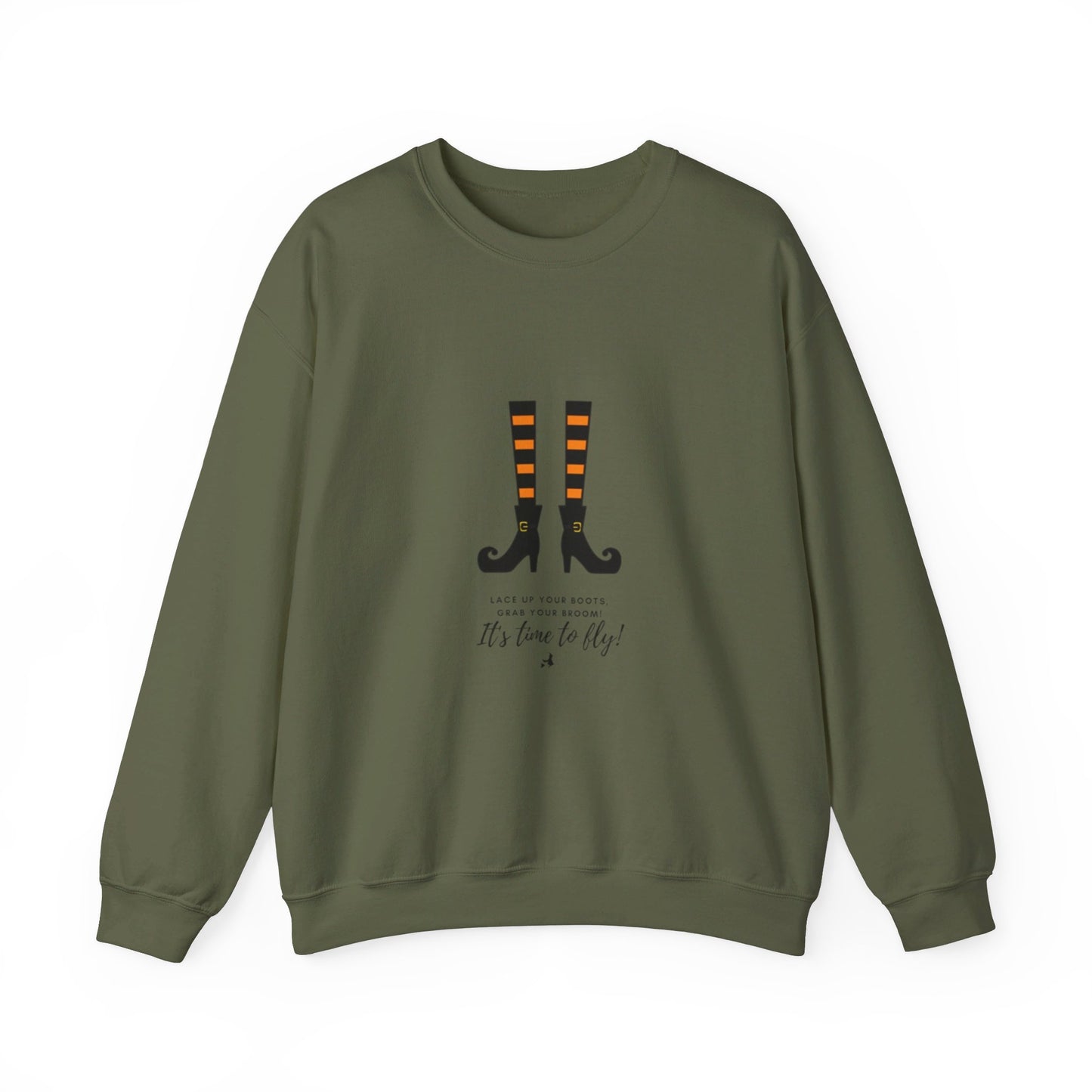 It is Time to Fly - Halloween -  Crewneck Sweatshirt