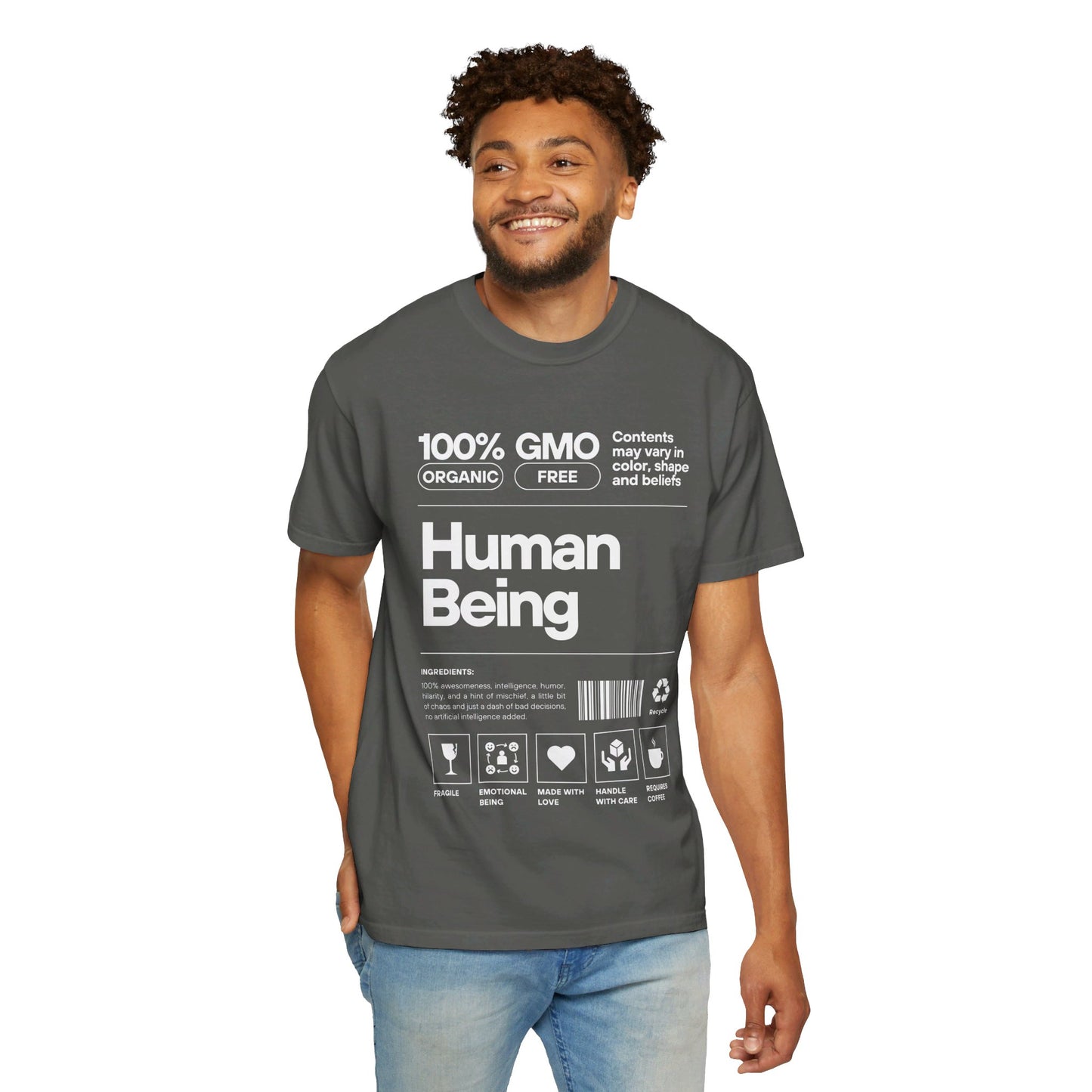 100% Human - Garment-Dyed T-shirt