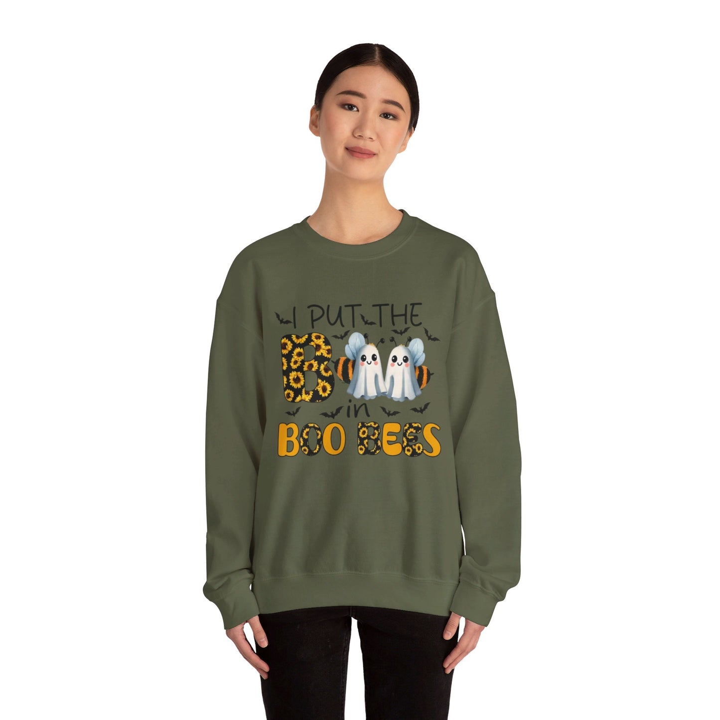 Boo Halloween -  Crewneck Sweatshirt