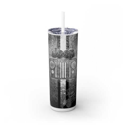 JP Life Truck - Skinny Tumbler with Straw, 20oz