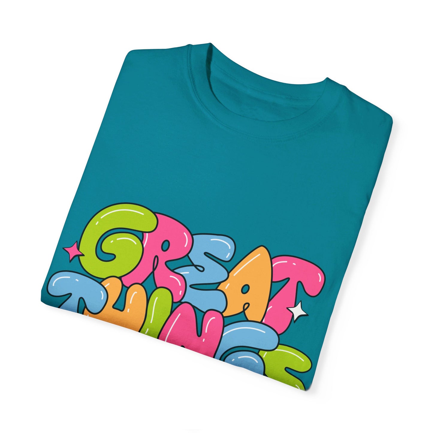 Great Things Await - Garment-Dyed T-shirt