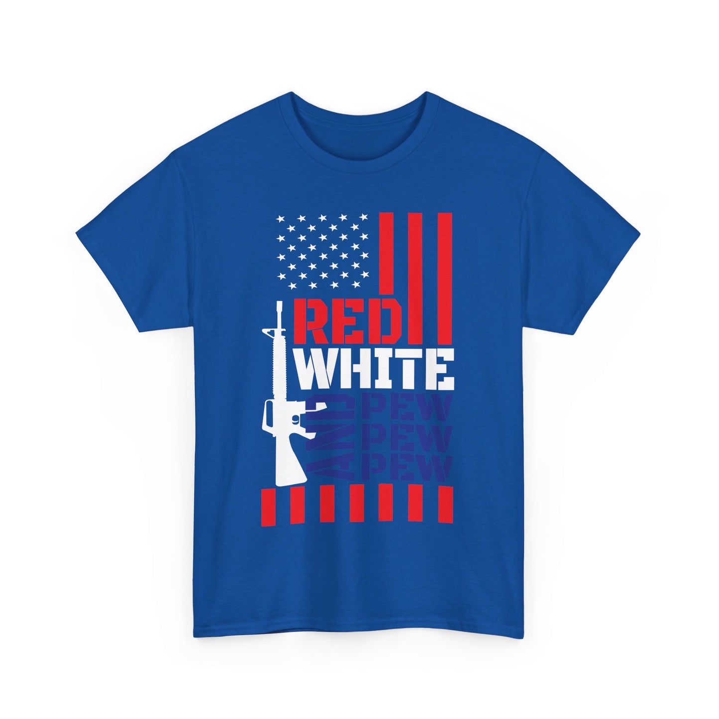 Red White and Blue - Cotton T-Shirts