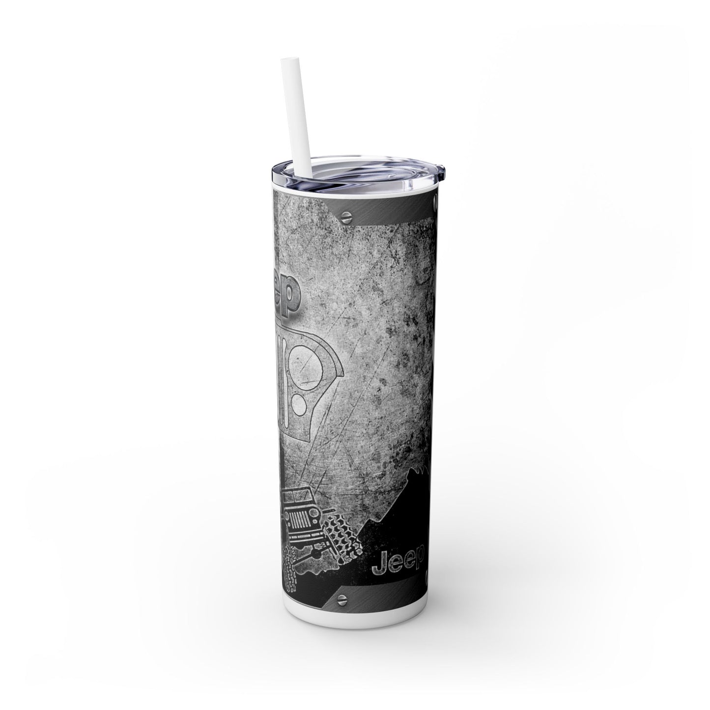 JP Life Truck - Skinny Tumbler with Straw, 20oz