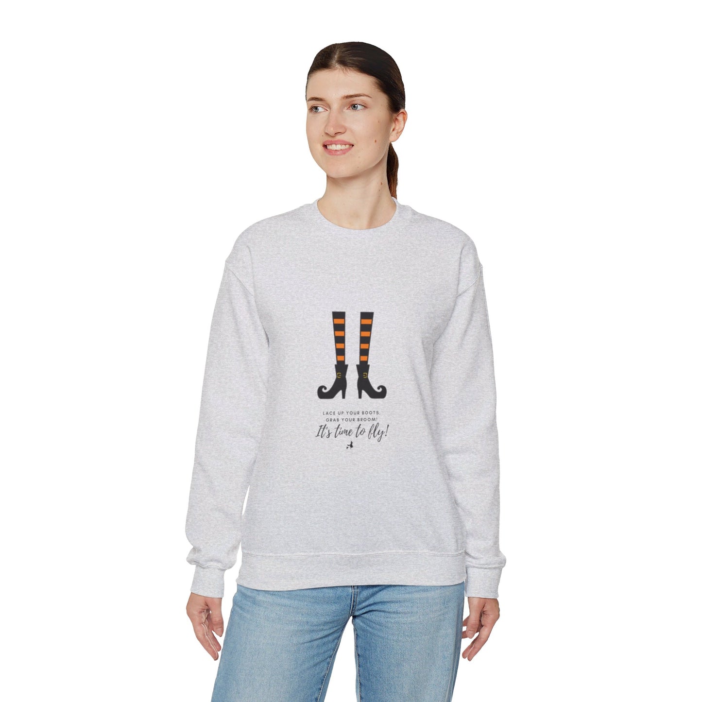 It is Time to Fly - Halloween -  Crewneck Sweatshirt