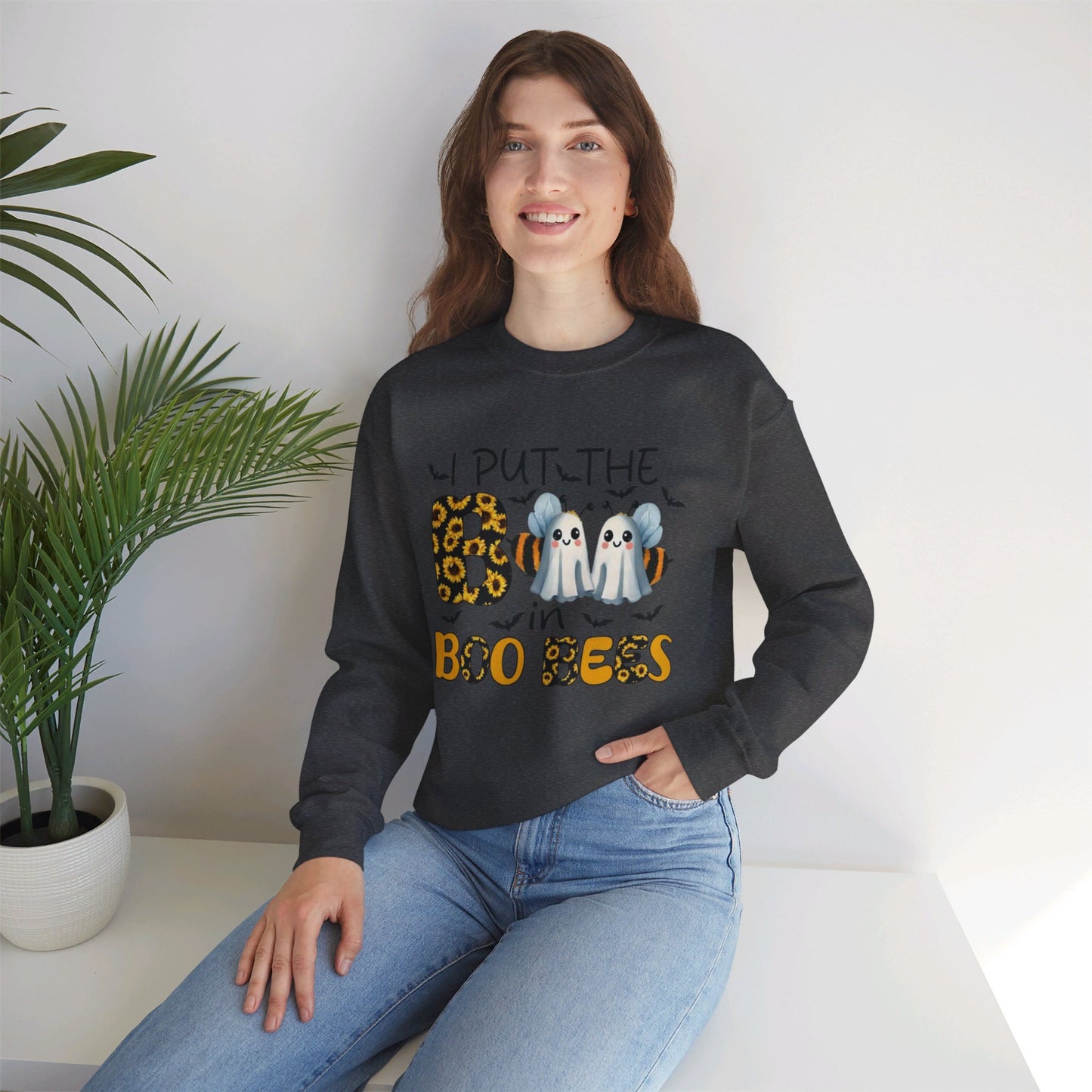 Boo Halloween -  Crewneck Sweatshirt