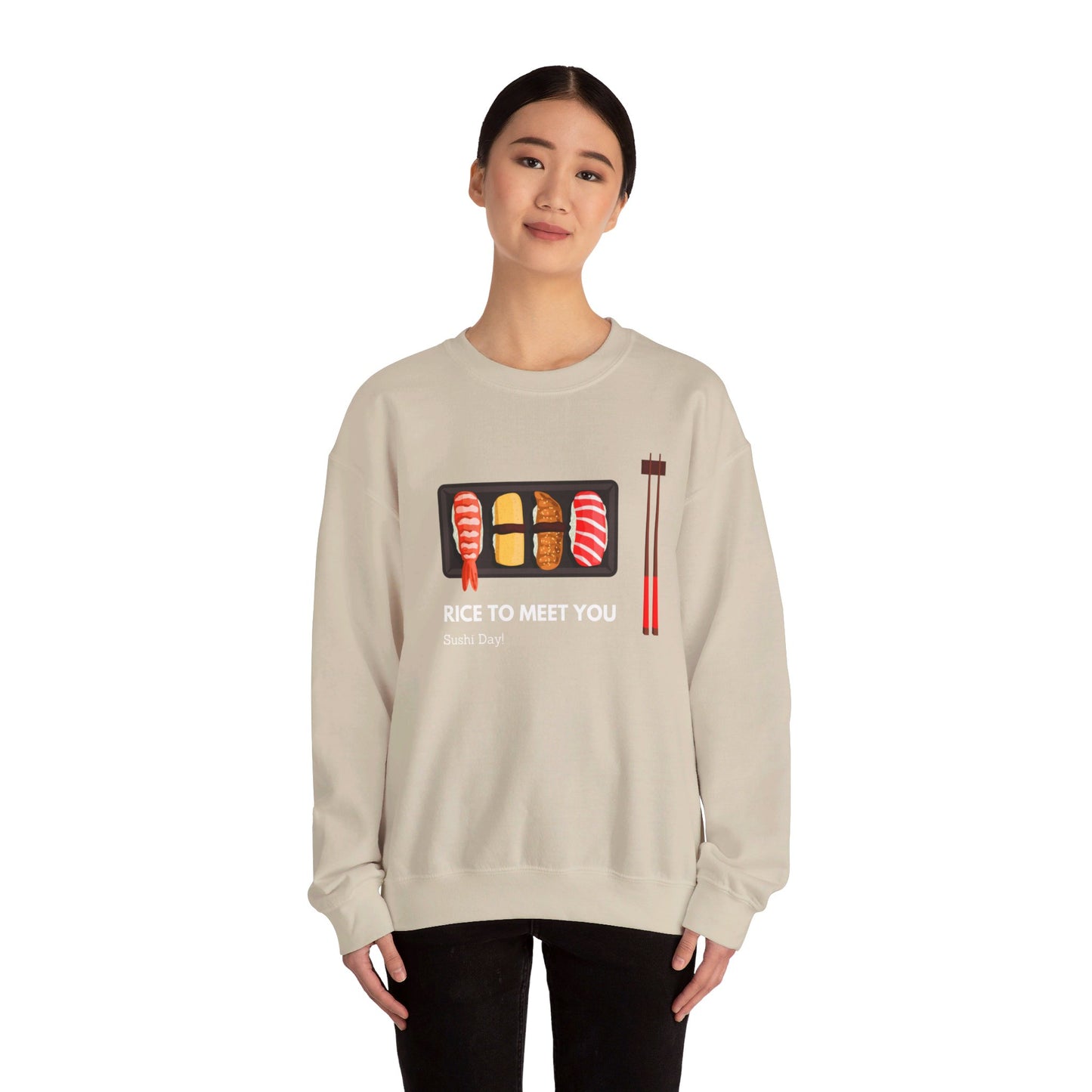 Rice to meet you - Sushi Day -  Crewneck Sweatshirt