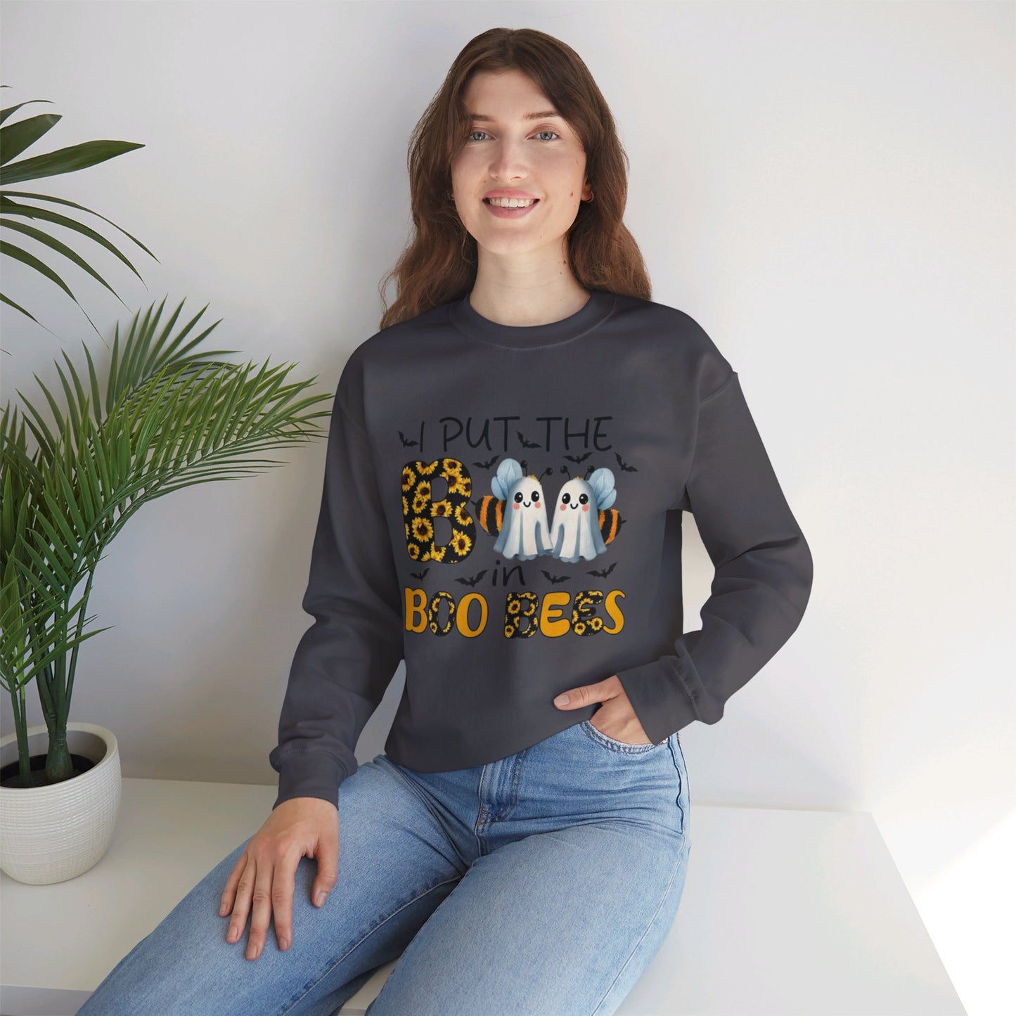 Boo Halloween -  Crewneck Sweatshirt