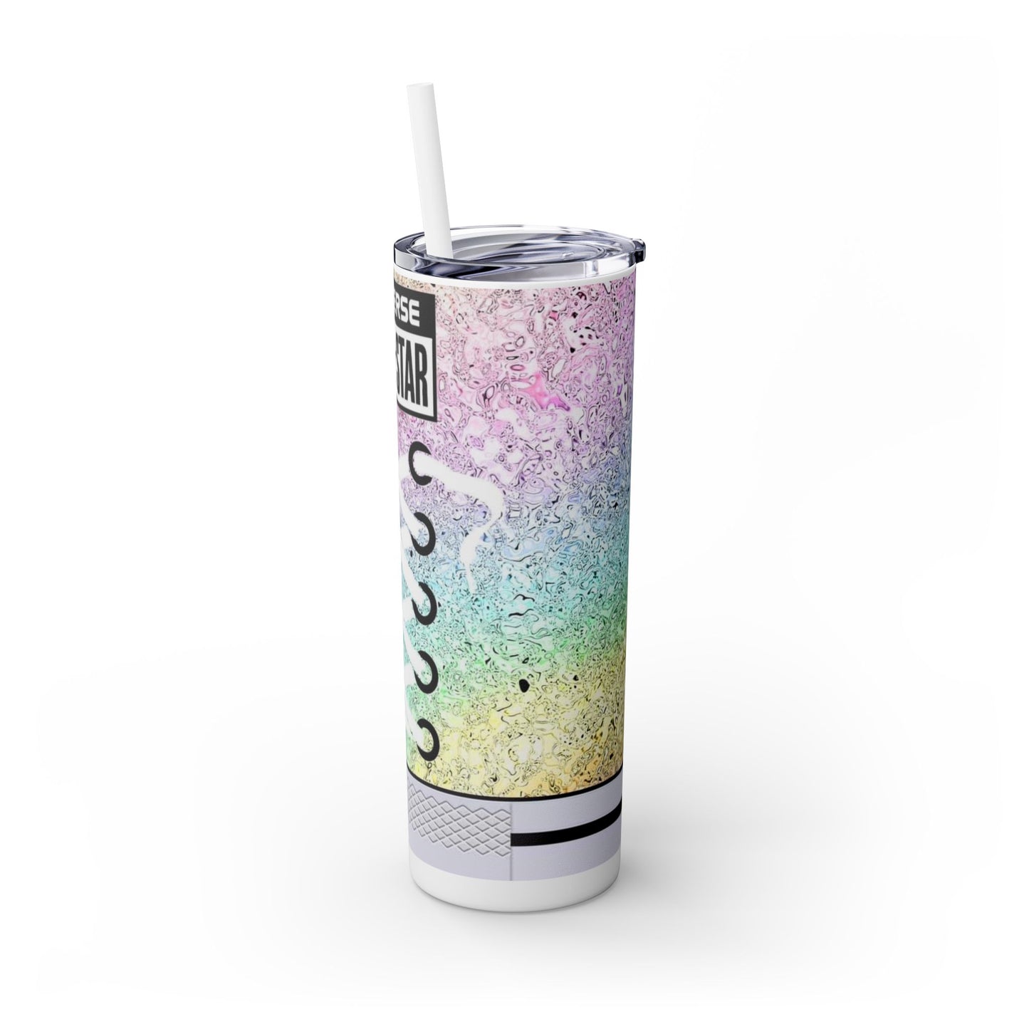 Converse Shoe - Skinny Tumbler with Straw, 20oz