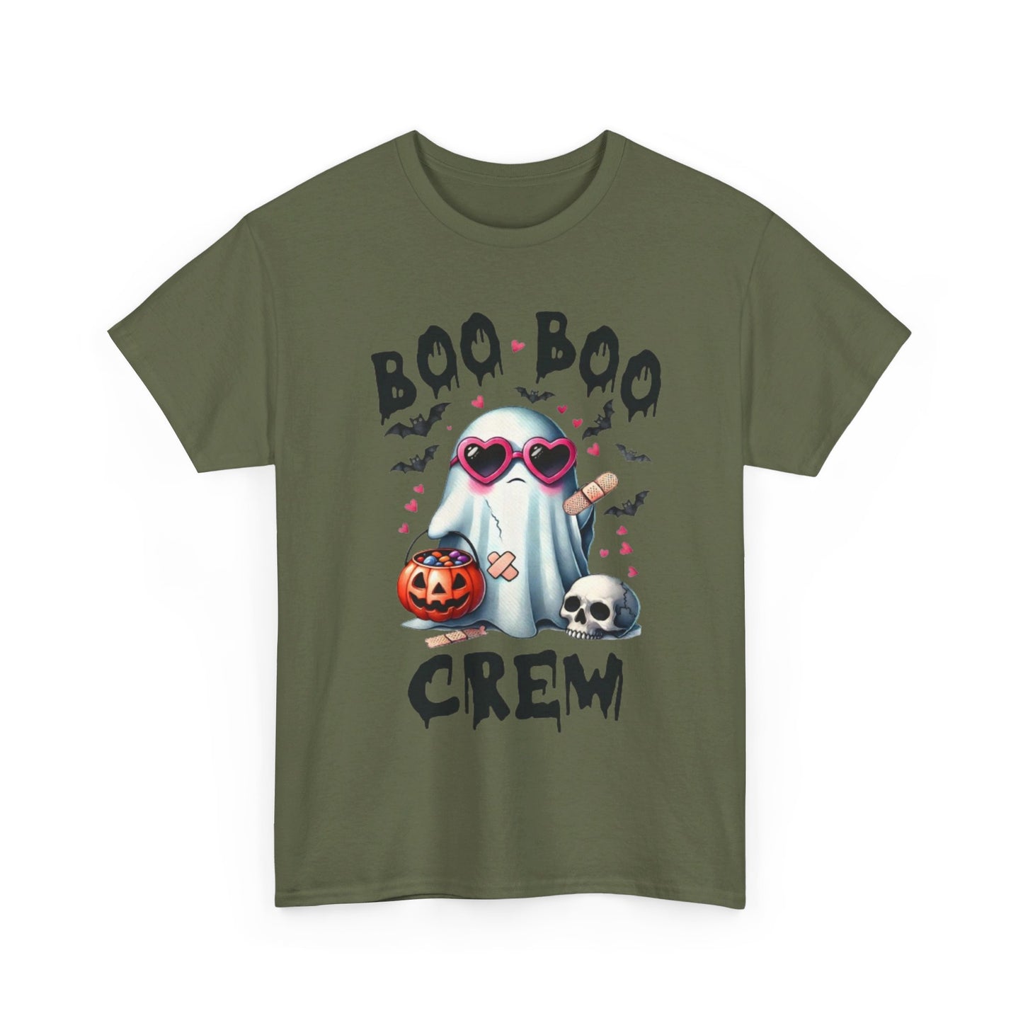 Boo Boo Crew - Halloween - Unisex Heavy Cotton Tee