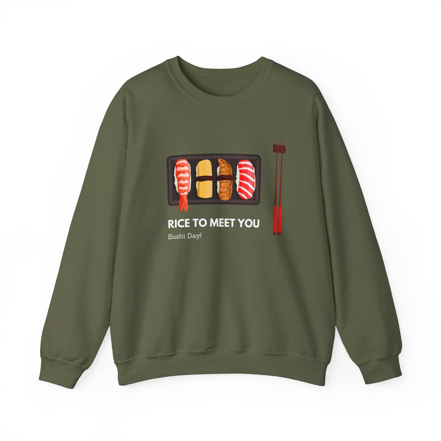 Rice to meet you - Sushi Day -  Crewneck Sweatshirt