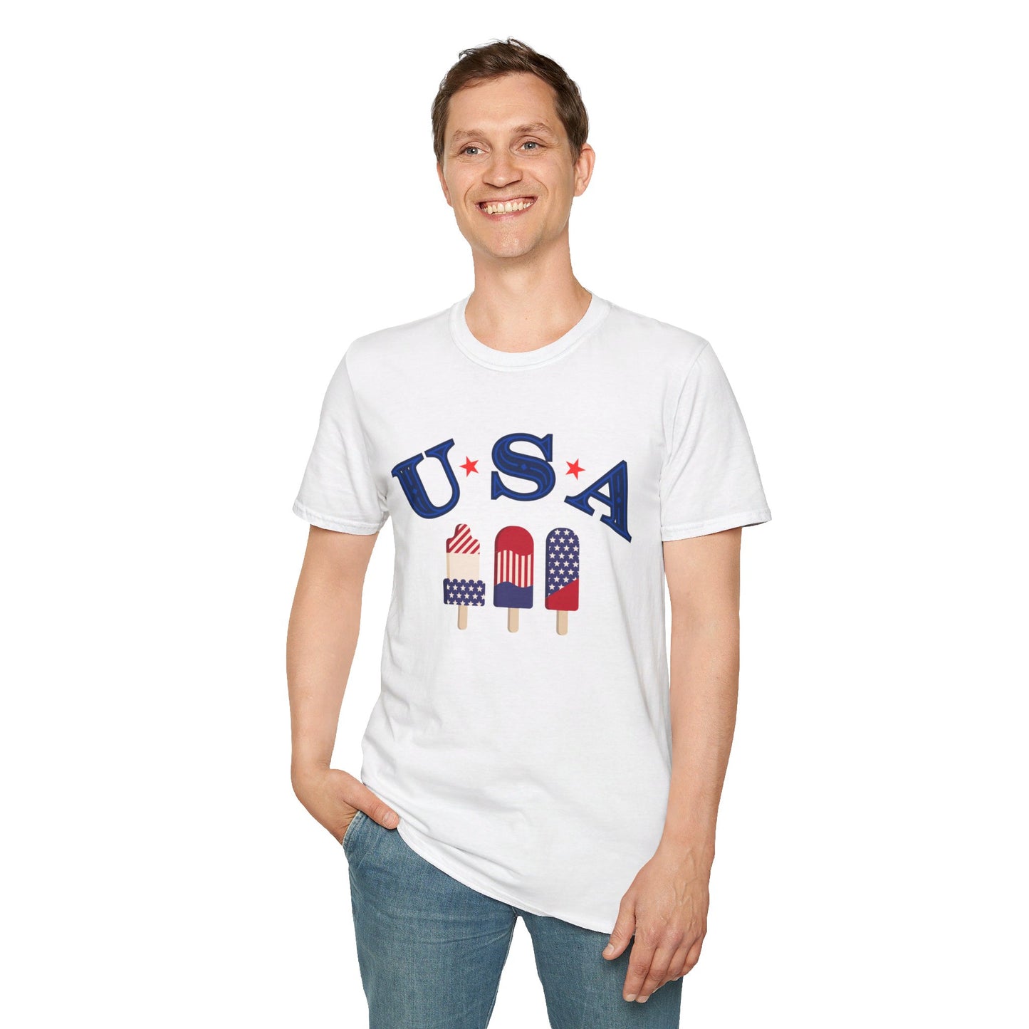 America - Unisex Softstyle T-Shirt