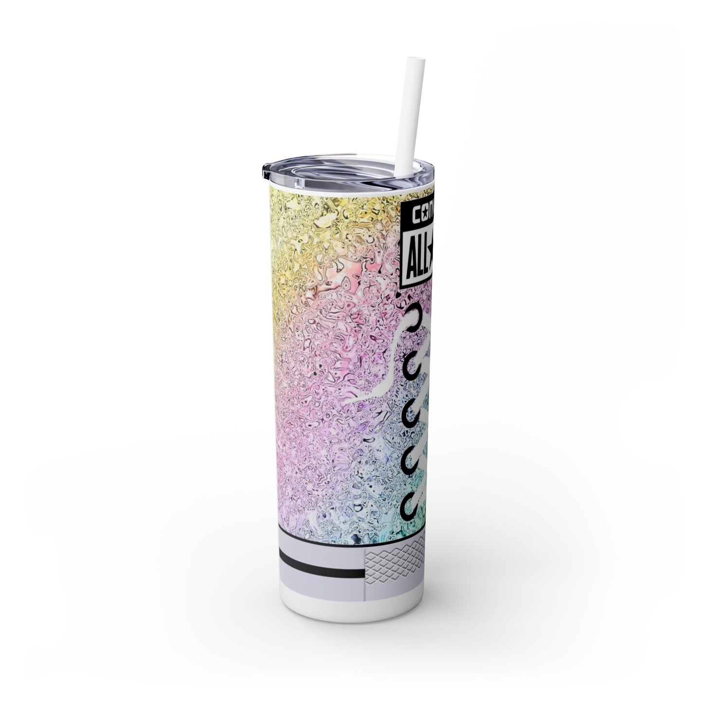 Converse Shoe - Skinny Tumbler with Straw, 20oz