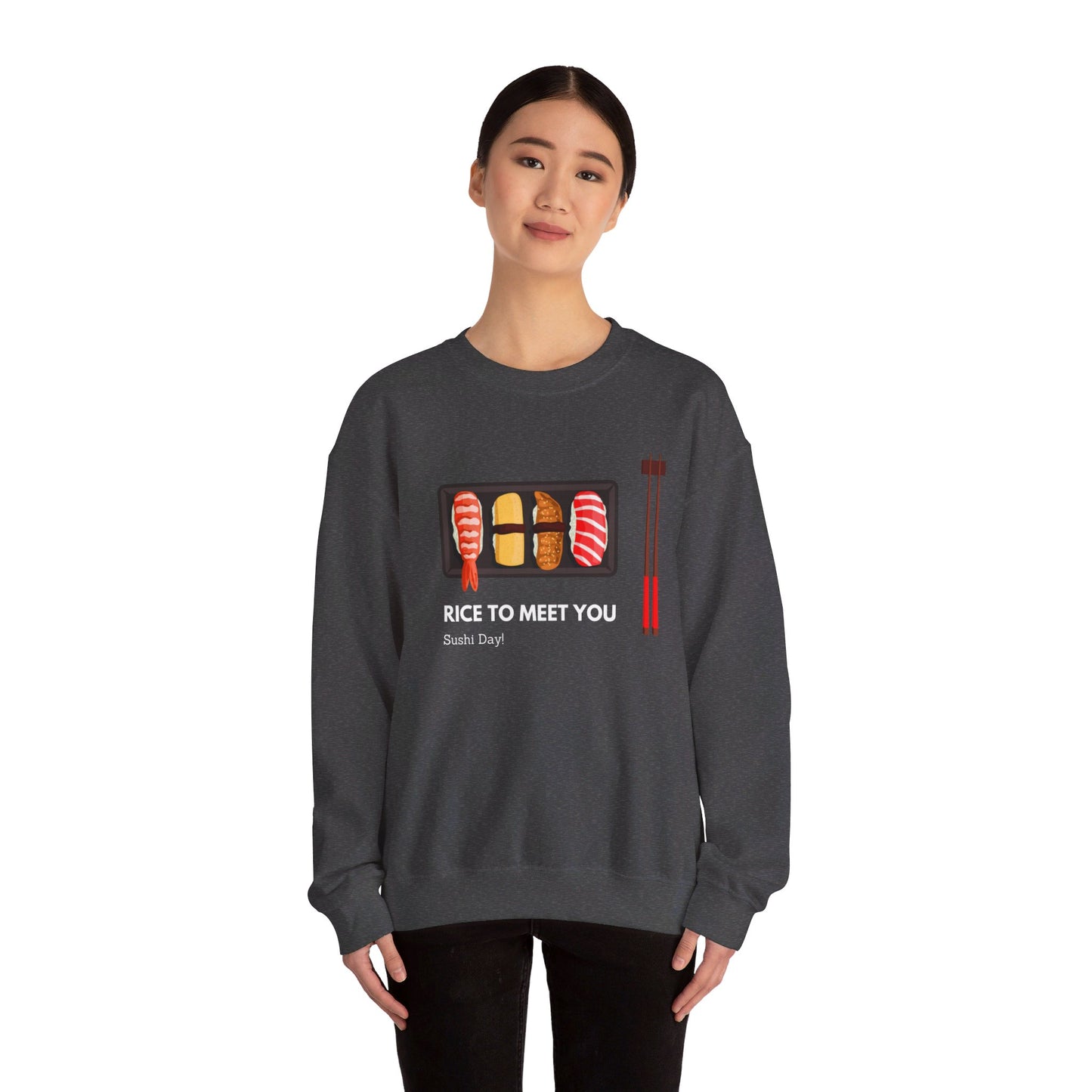 Rice to meet you - Sushi Day -  Crewneck Sweatshirt