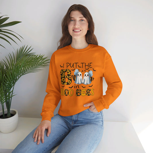 Boo Halloween -  Crewneck Sweatshirt