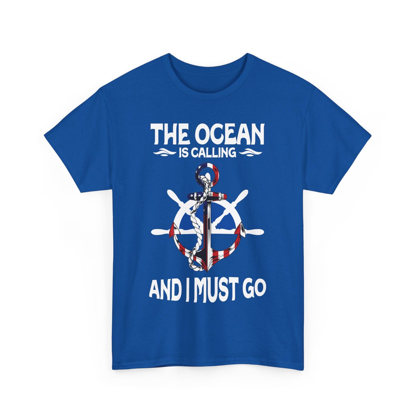 The Ocean is Calling - Heavy Cotton Tee