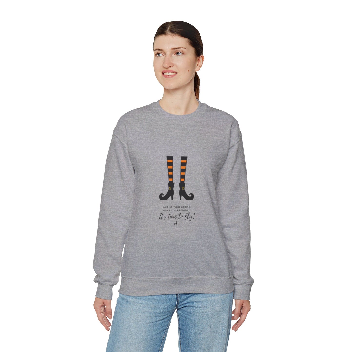 It is Time to Fly - Halloween -  Crewneck Sweatshirt