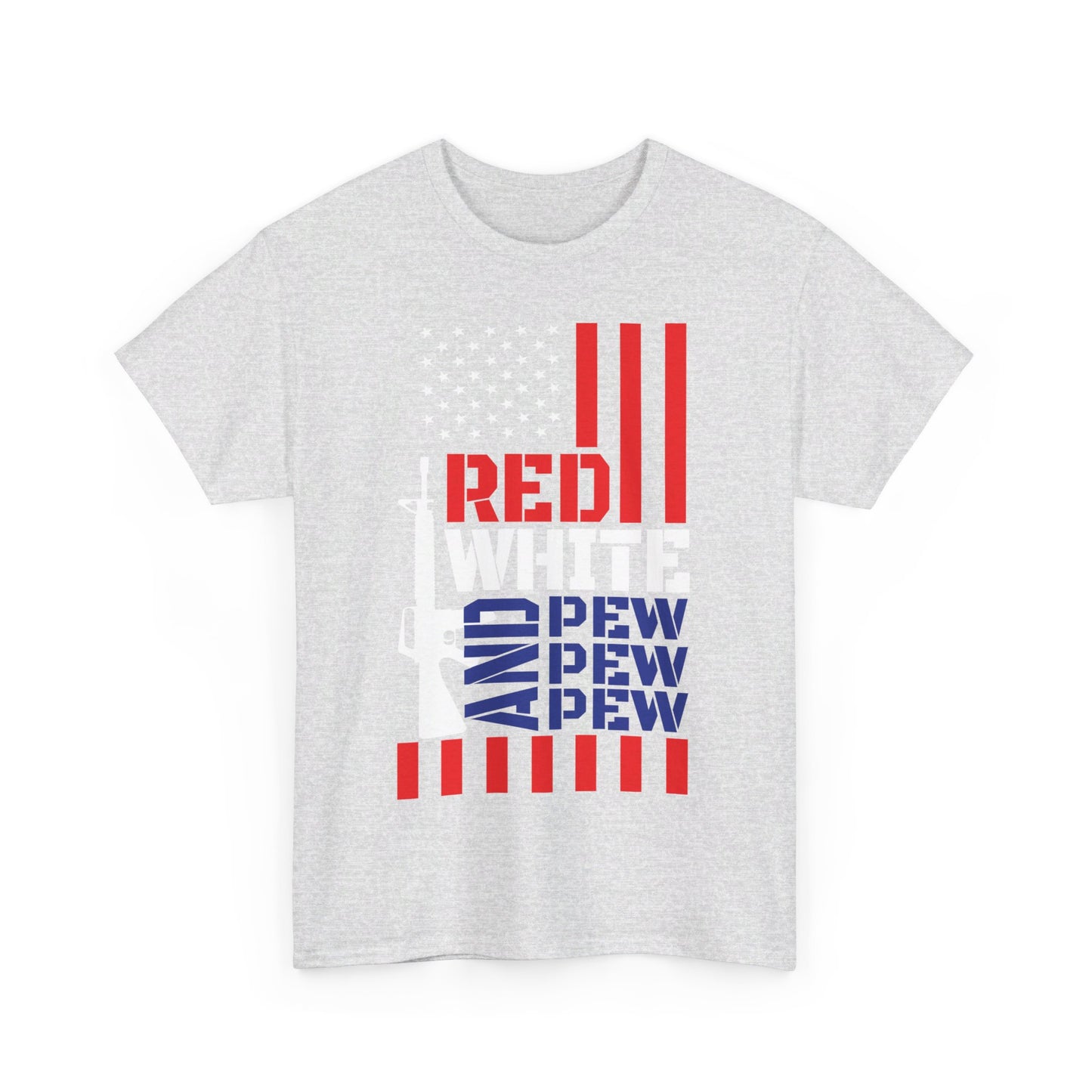 Red White and Blue - Cotton T-Shirts