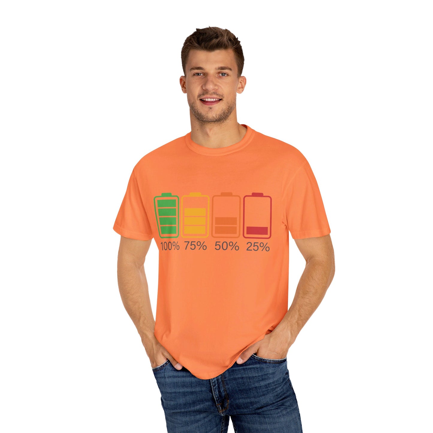 Batteries Charging - Garment-Dyed T-shirt