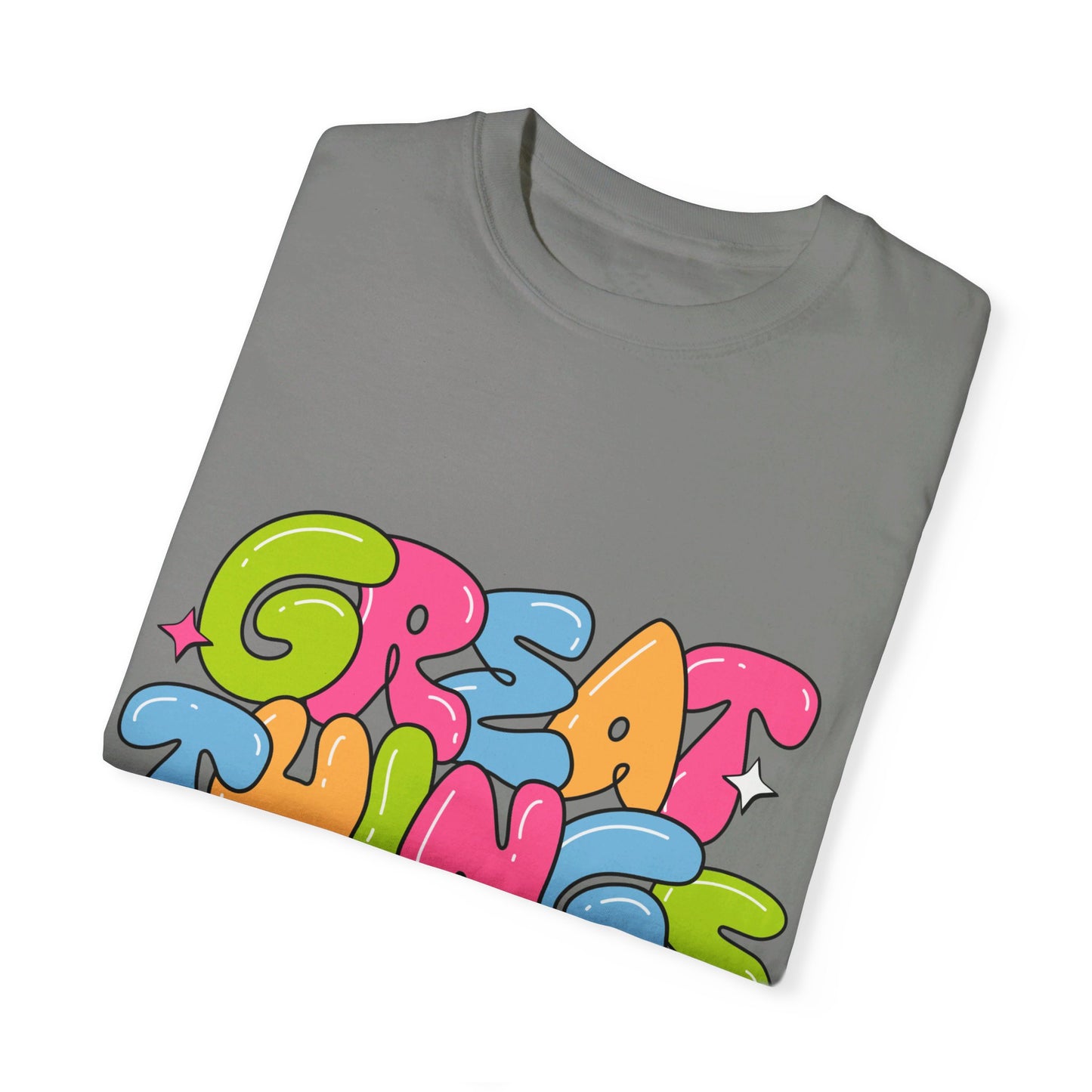 Great Things Await - Garment-Dyed T-shirt