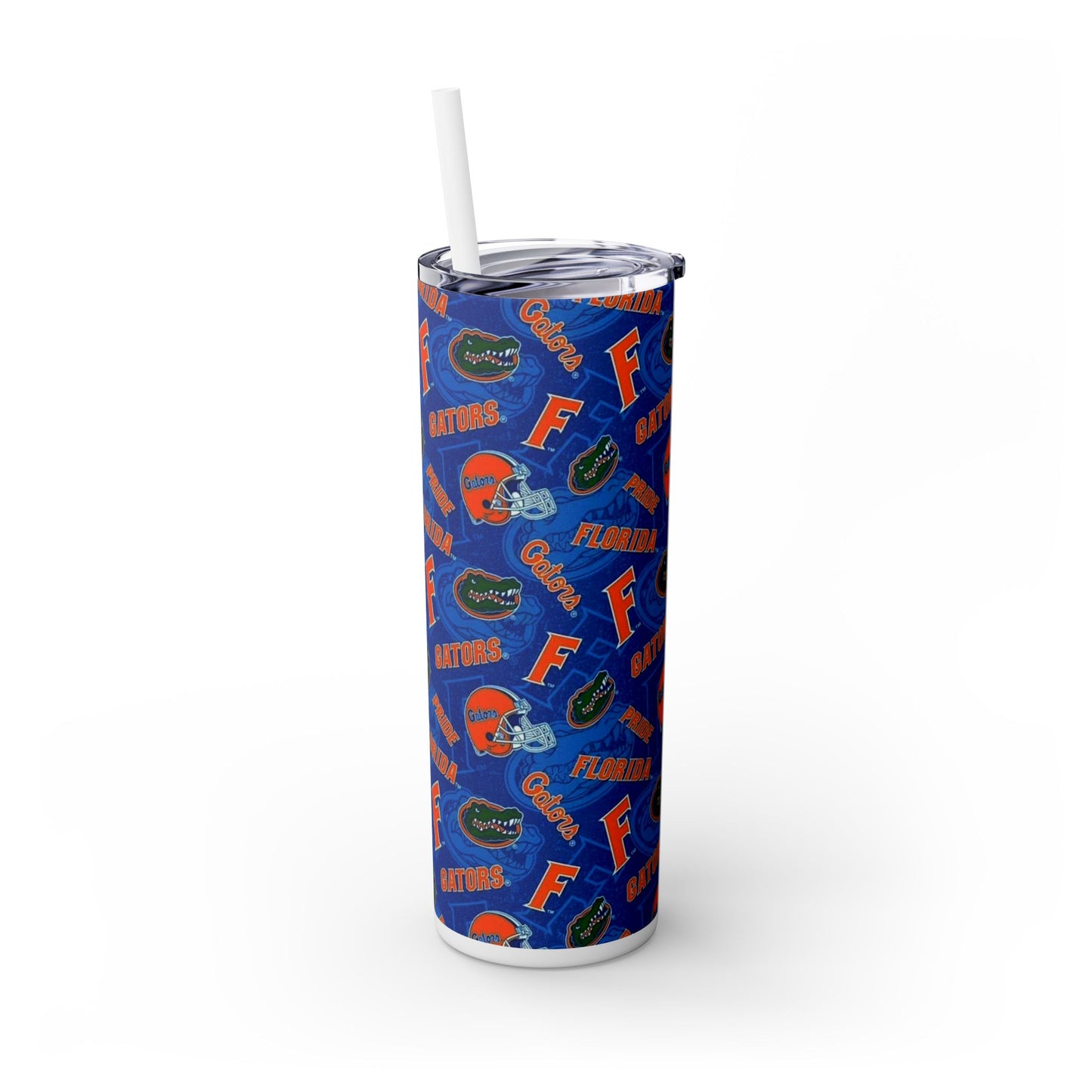 Florida Gators Skinny Tumbler with Straw, 20oz