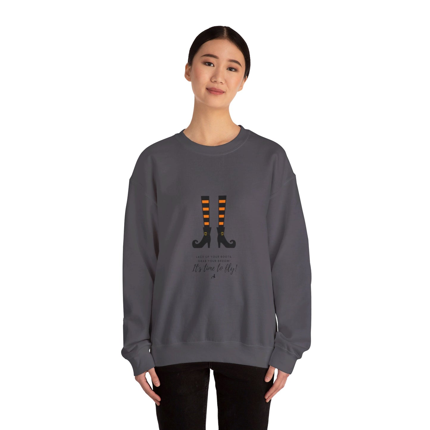 It is Time to Fly - Halloween -  Crewneck Sweatshirt