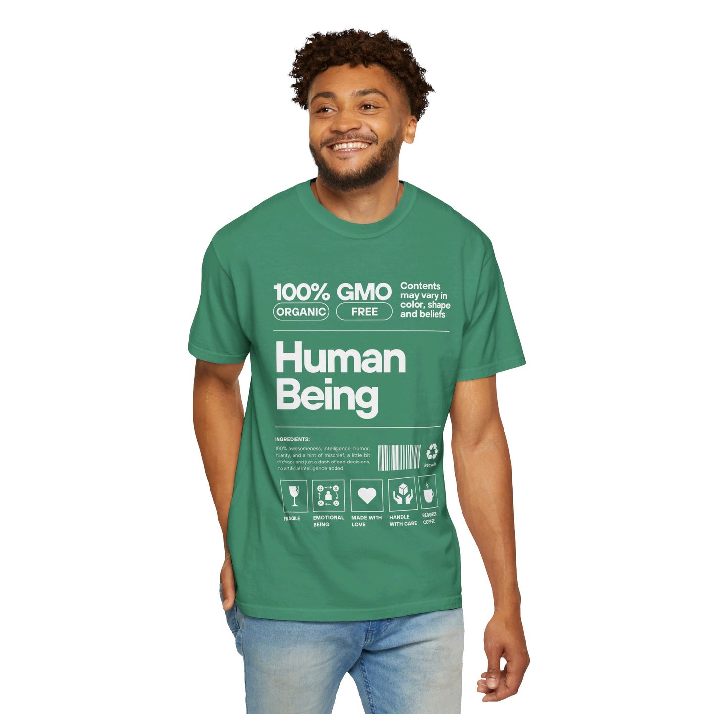 100% Human - Garment-Dyed T-shirt