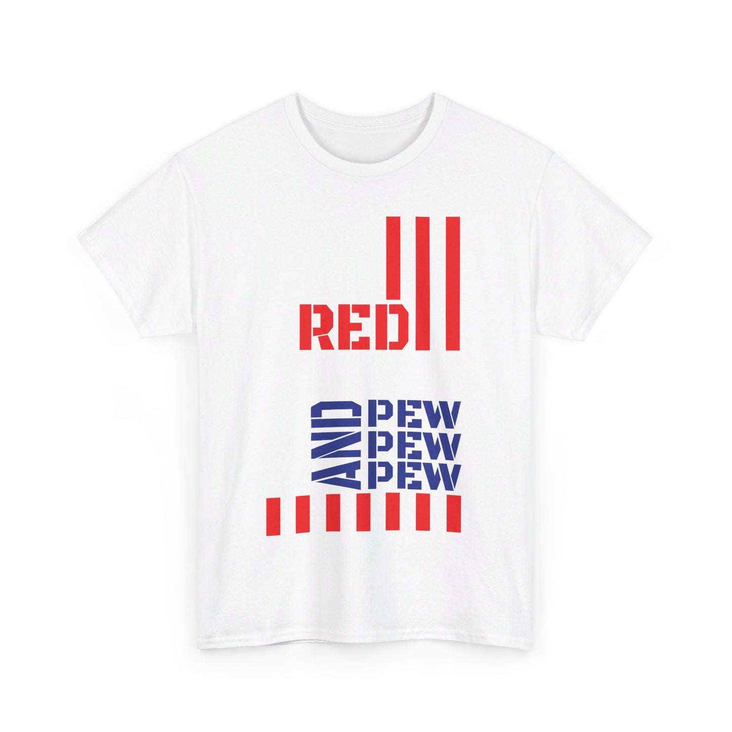 Red White and Blue - Cotton T-Shirts