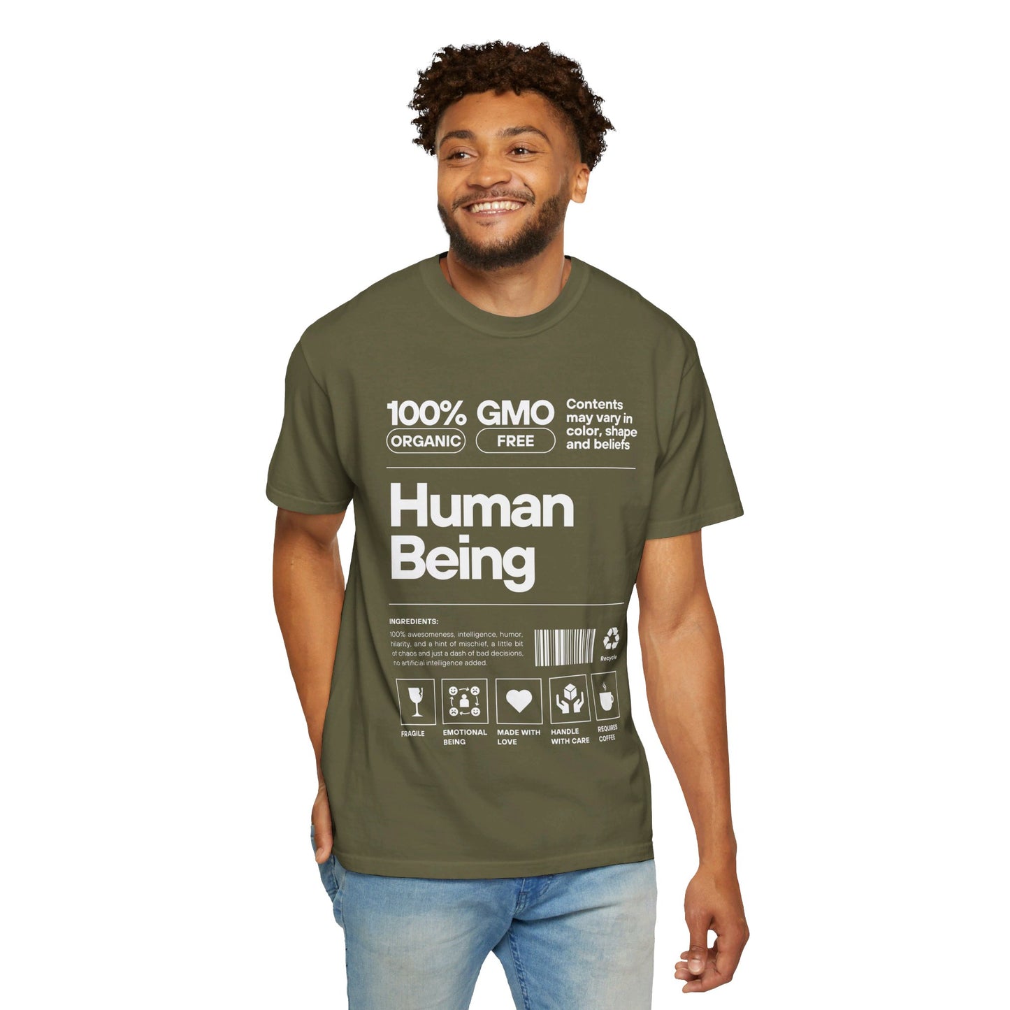 100% Human - Garment-Dyed T-shirt