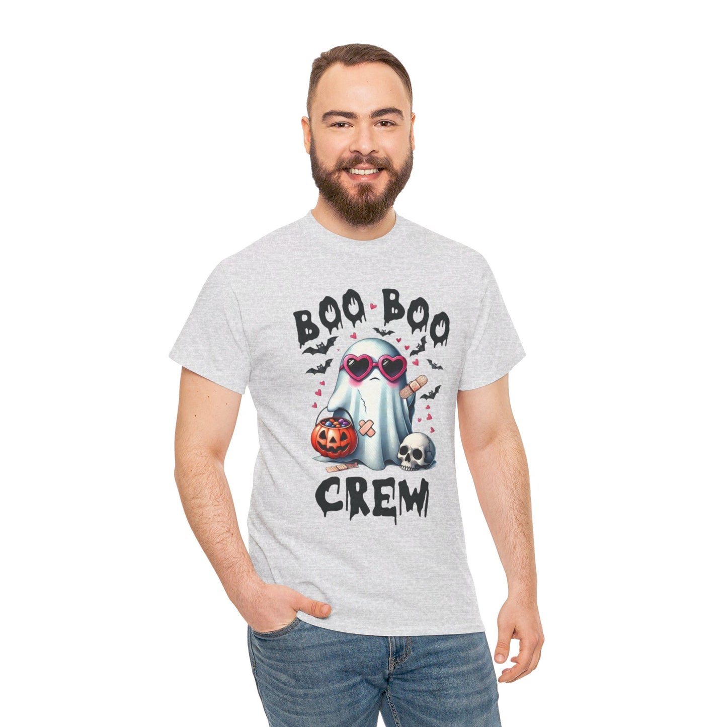 Boo Boo Crew - Halloween - Unisex Heavy Cotton Tee