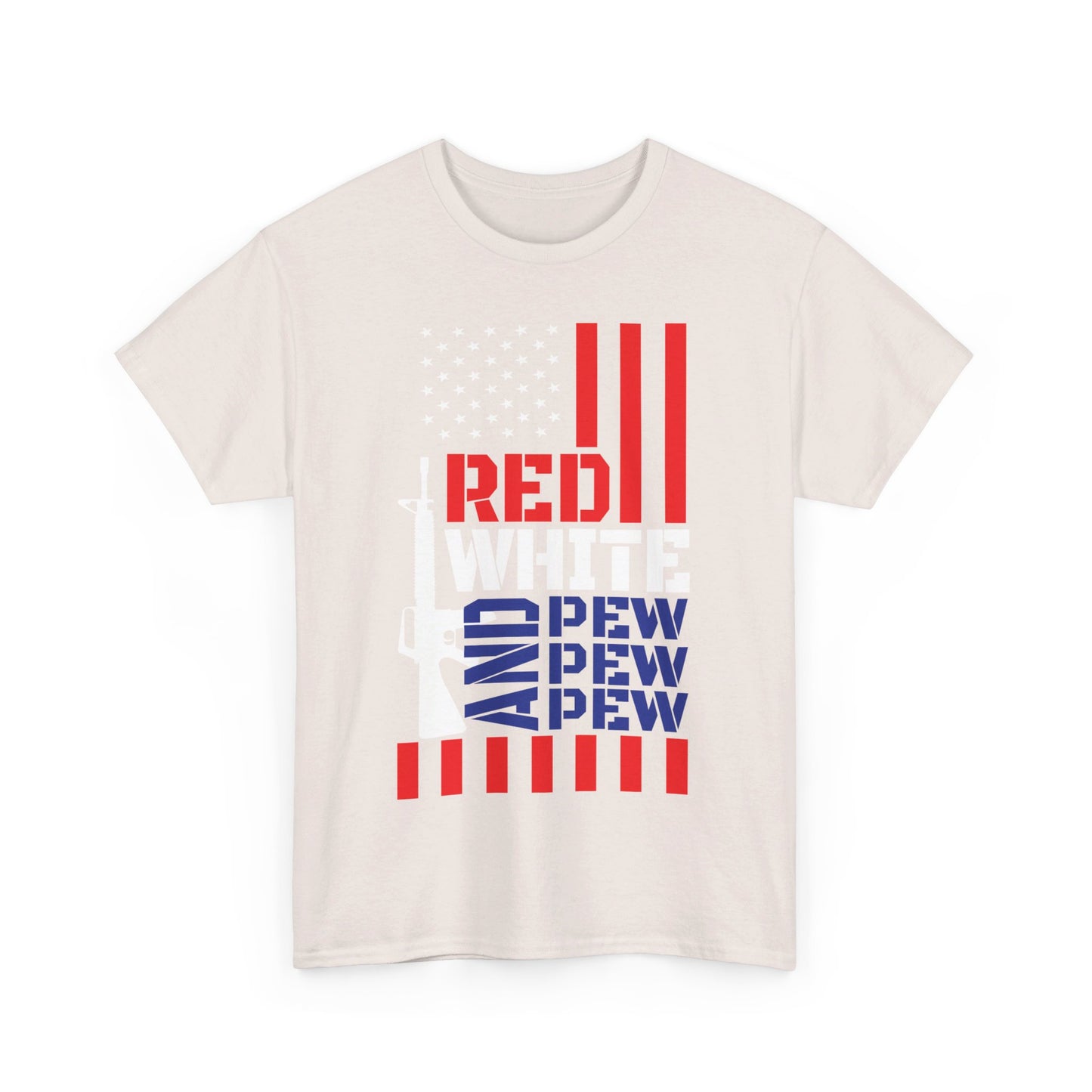 Red White and Blue - Cotton T-Shirts