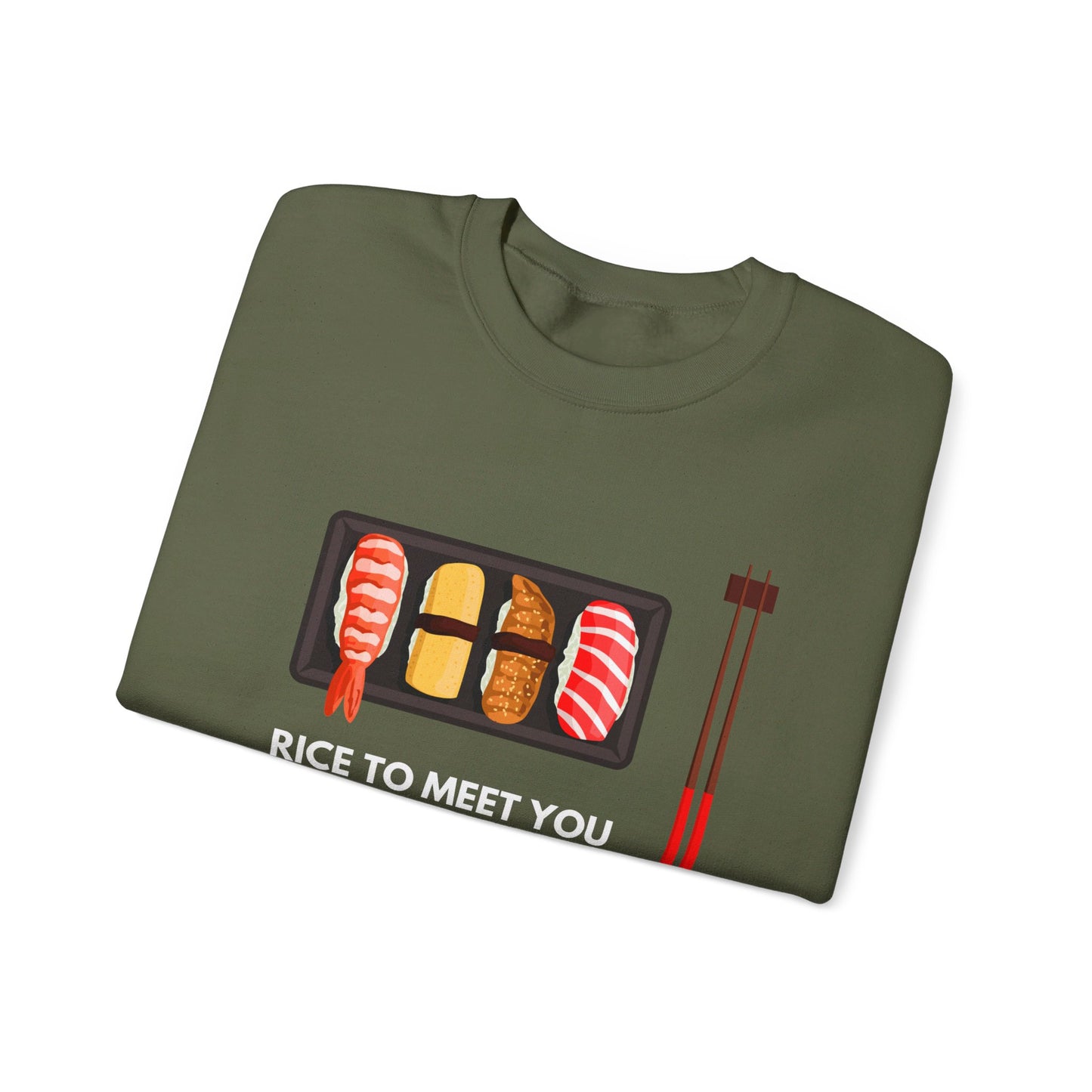 Rice to meet you - Sushi Day -  Crewneck Sweatshirt