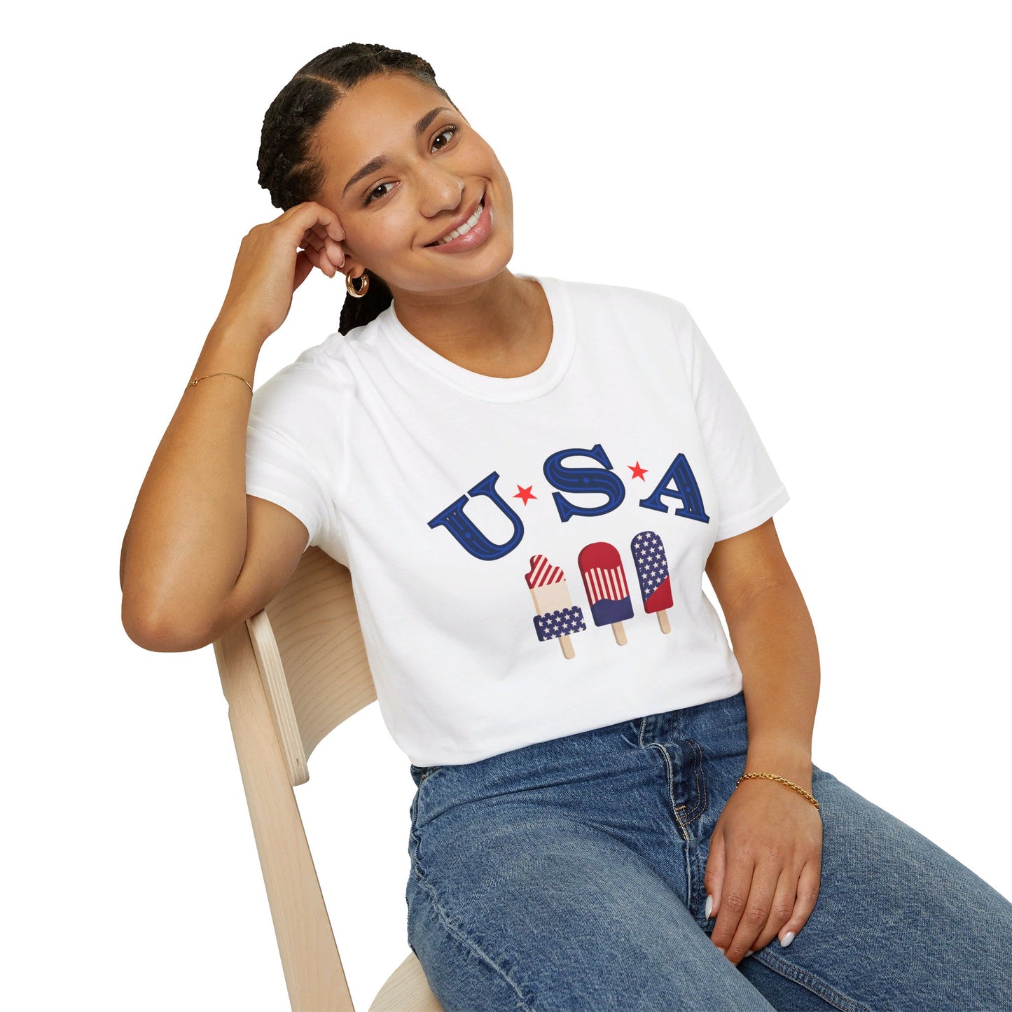 America - Unisex Softstyle T-Shirt