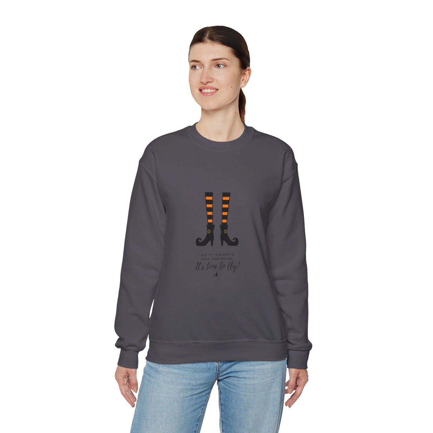 It is Time to Fly - Halloween -  Crewneck Sweatshirt