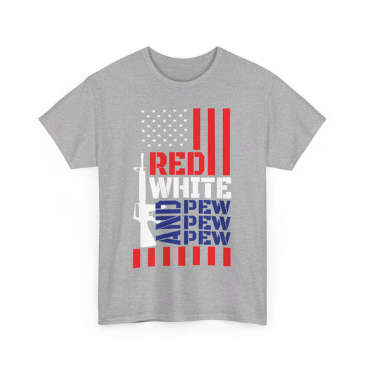 Red White and Blue - Cotton T-Shirts