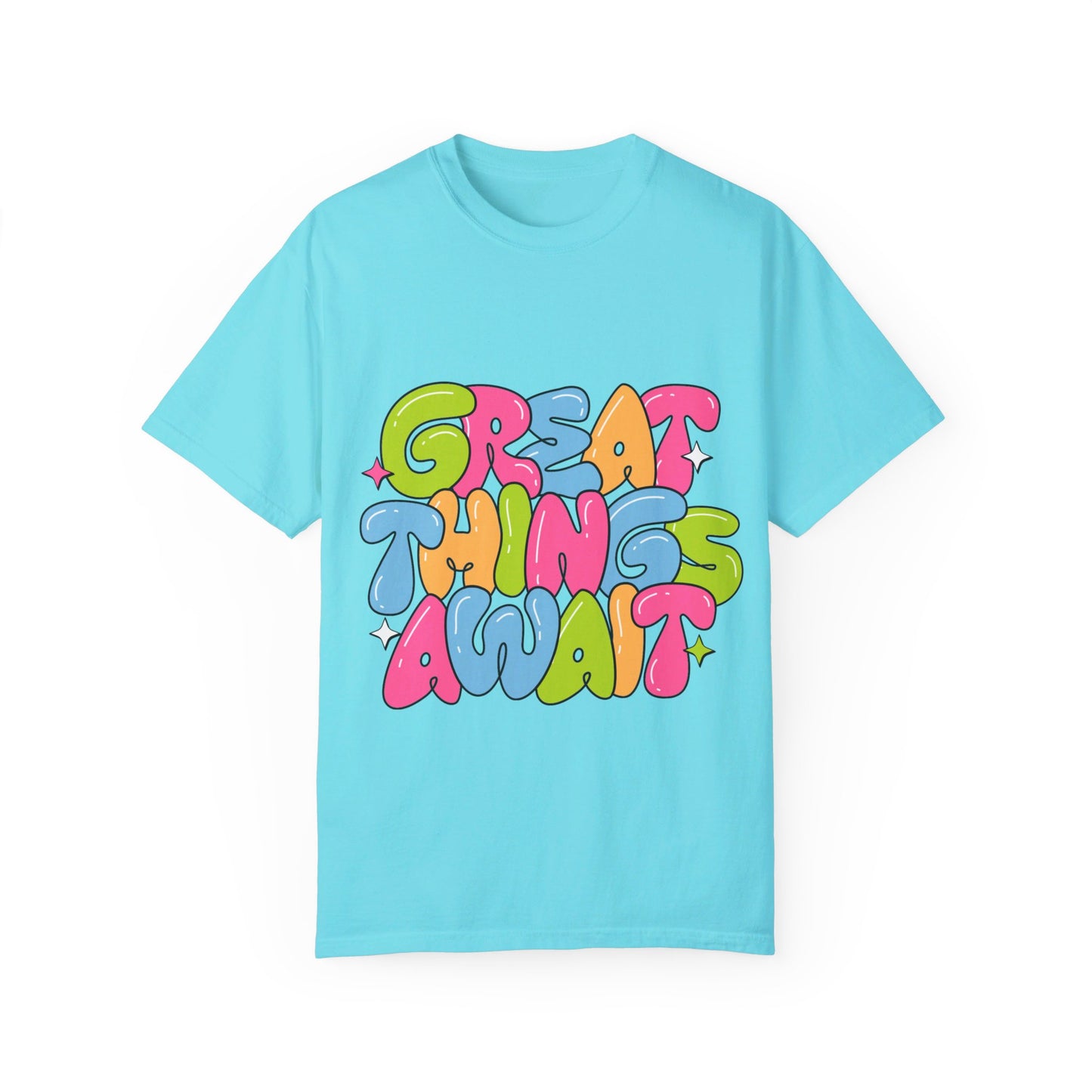 Great Things Await - Garment-Dyed T-shirt