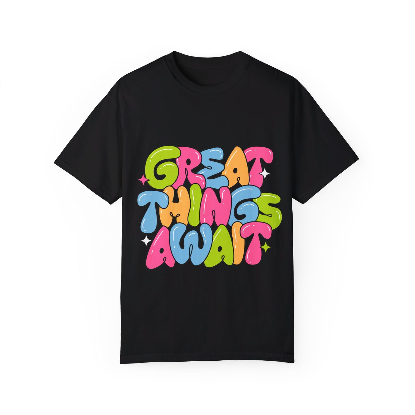 Great Things Await - Garment-Dyed T-shirt