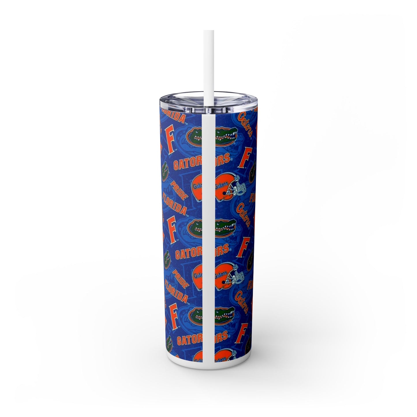 Florida Gators Skinny Tumbler with Straw, 20oz