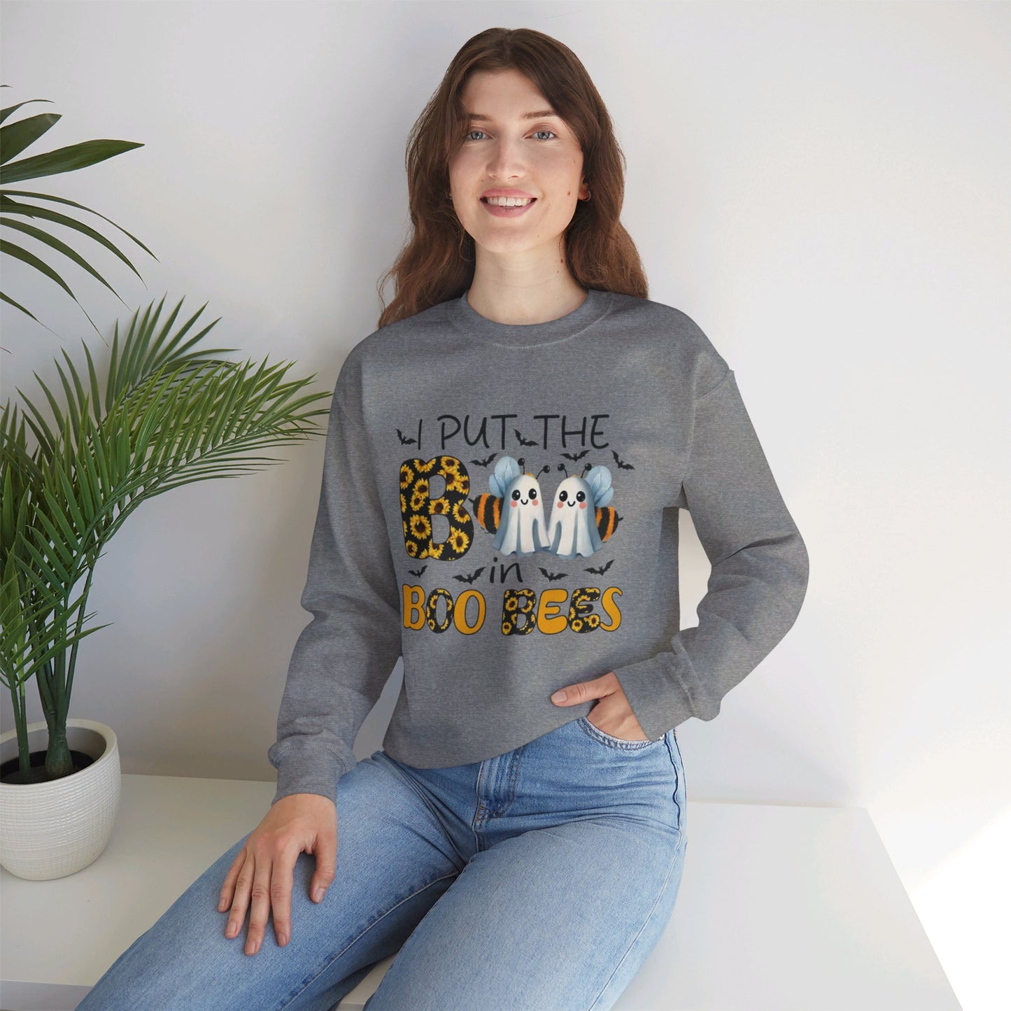 Boo Halloween -  Crewneck Sweatshirt