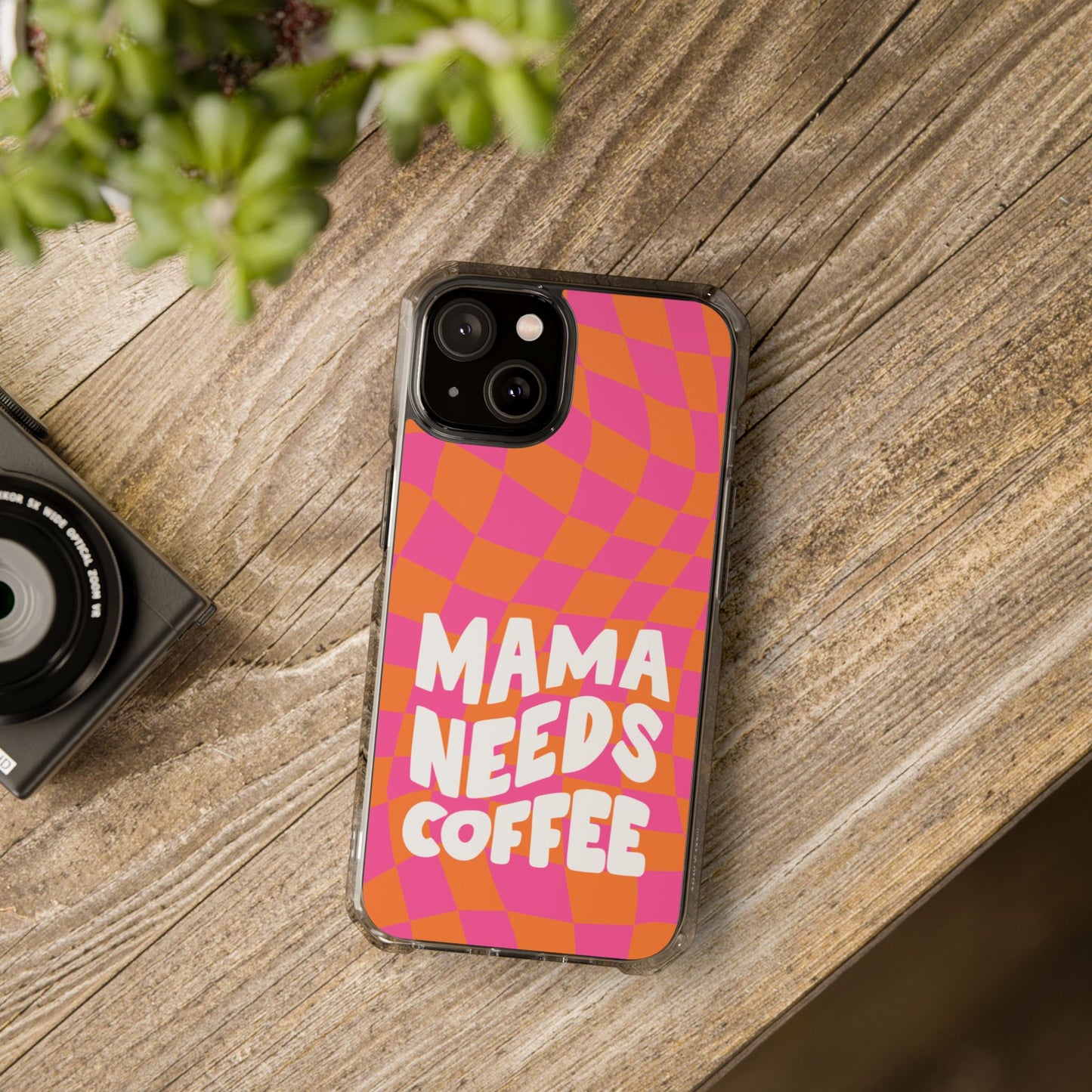 Mamas Need Coffee - Magnetic Clear Impact Cases