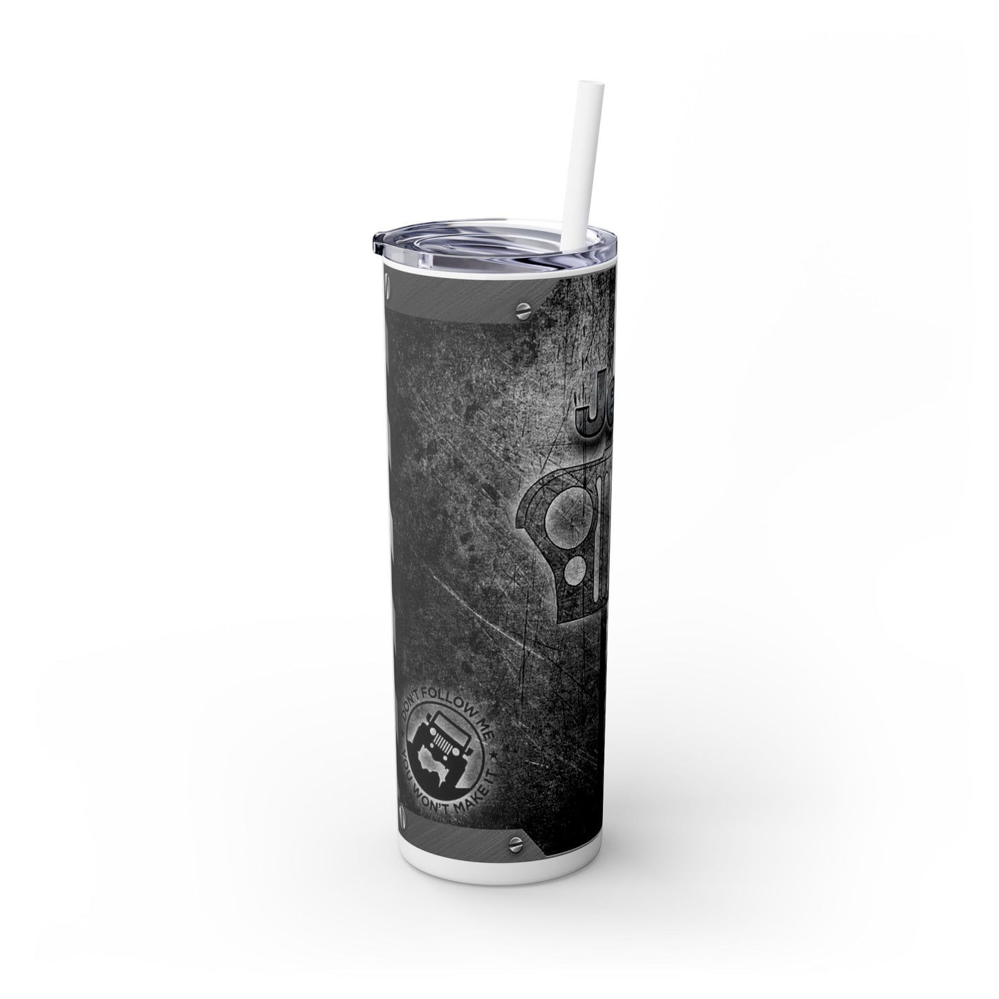 JP Life Truck - Skinny Tumbler with Straw, 20oz