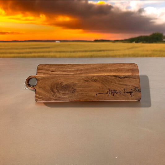 Custom Charcuterie Board Engraved